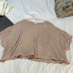 Chic Beige Crop Top for Women
